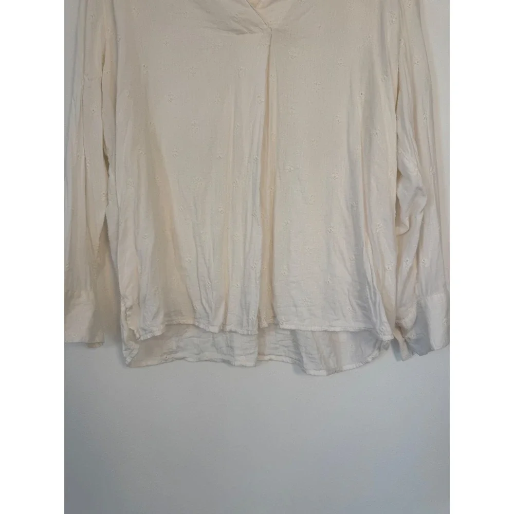 Cottagecore‎ Old Navy Eyelet Embroidered Blouse Women XL White